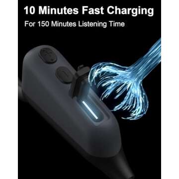 Enerair Bone Conduction Headphones Waterproof 15H Playtime