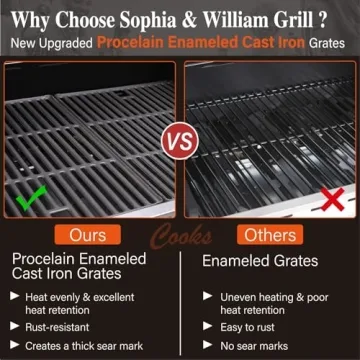 Sophia & William 4-Burner Gas BBQ Grill - Propane BBQ