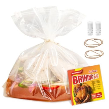 Turkey Brine Bag Kit - Extra Large Heavy-Duty Bags for Brining