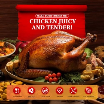 Extra Large Turkey Brine Bags, 2 Pack, 30lbs Capacity