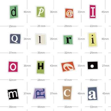 200Pcs Alphabet Stickers Waterproof Vinyl Decals for Scrapbooks, Notebook, Classroom Decor, Door, Mailbox, Water Bottle, Laptop, Letter Stickers A-Z and Number Stickers 0-9