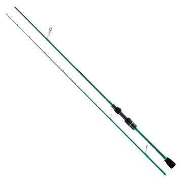 BERRYPRO Ultralight Spinning Fishing Rod, Travel Spinning Rod with Solid Carbon tip Fast Action, 2-8...