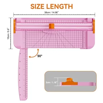 Paper Cutter 12 Inch Titanium Trimmer for Crafting Needs