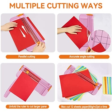 Paper Cutter 12 Inch Titanium Trimmer for Crafting Needs