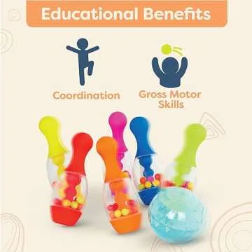 B. toys- B. play- Let's Go Bowling!- Sports and Outdoor Fun Playset- Indoor & Outdoor Game – Play Set for Toddlers, Kids – 2 Years +