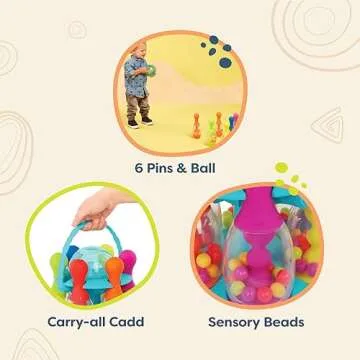B. toys- B. play- Let's Go Bowling!- Sports and Outdoor Fun Playset- Indoor & Outdoor Game – Play Set for Toddlers, Kids – 2 Years +