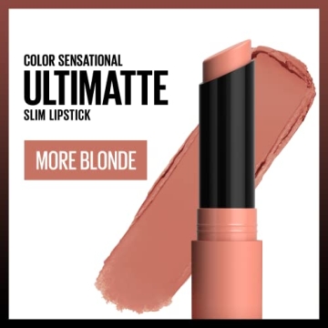 Maybelline Ultimatte Matte Lipstick, More Blonde, Sandy Nude