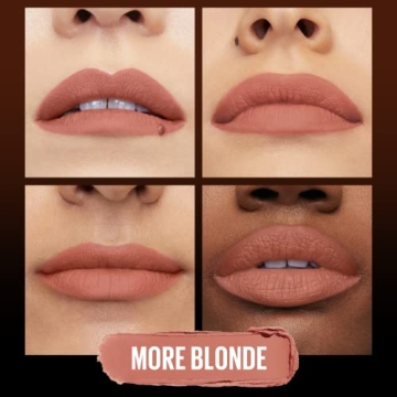 Maybelline Ultimatte Matte Lipstick, More Blonde, Sandy Nude
