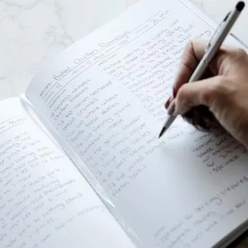 Recipe Book To Write In Your Own Recipes - Large Blank DIY Personalized Family Cookbook Journal, Fits 200 Empty Recipe Templates to Fill In Your Own Recipes - Custom Cooking Notebook Keepsake - 11x8