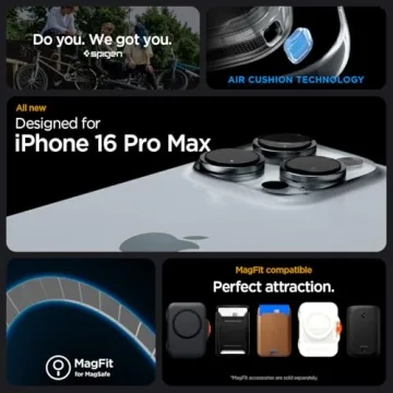 Spigen Rugged Armor MagFit iPhone 16 Pro Max Case