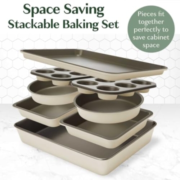 All-In-One Nonstick Bakeware Set for Home Baking