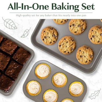 All-In-One Nonstick Bakeware Set for Home Baking