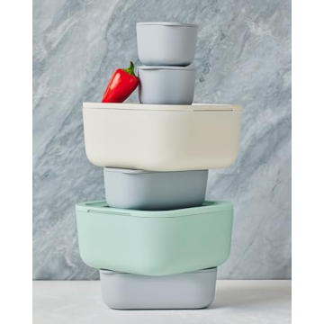 Caraway 4.4 Cup Glass Food Storage Non-Toxic Lunch Box Container