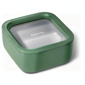 Caraway 4.4 Cup Glass Food Storage Non-Toxic Lunch Box Container