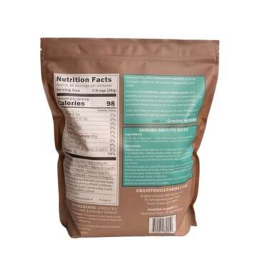 Granite Mill Farms Sprouted Organic Einkorn Flour, 5 lb - Naturally Nutritious Baking Flour