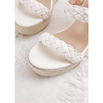 Coutgo Women's Stylish Wedge Sandals for Summer Wear