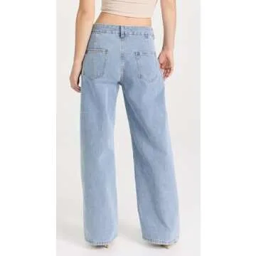 Lioness Women's She's All That Jeans, Washed Blue, S