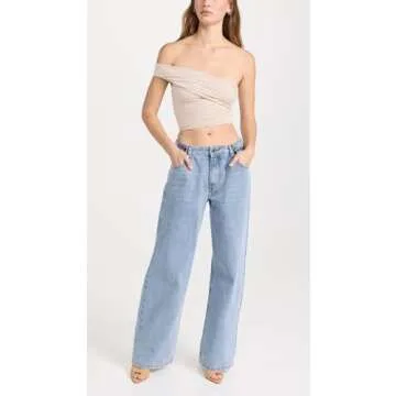 Lioness Women's She's All That Jeans, Washed Blue, S