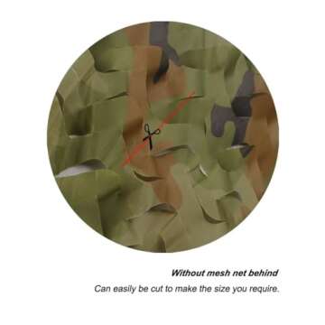 Camo Netting Rolls for Hunting & Gardening Projects