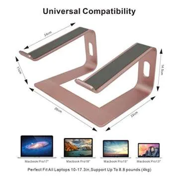 Ergonomic Laptop Stand – Sturdy & Stylish for All Laptops