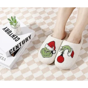 Warm Christmas Slippers for Indoor Comfort