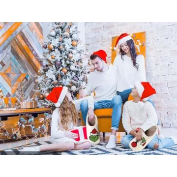 Warm Christmas Slippers for Indoor Comfort