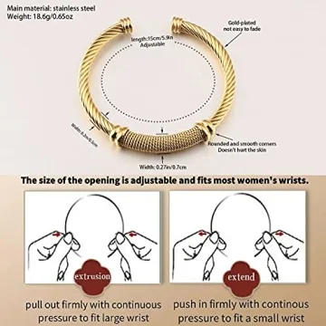 Dorriss Cable Cuff Bracelet for Stylish Women - Adjustable Design