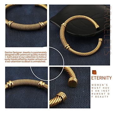 Dorriss Cable Cuff Bracelet for Stylish Women - Adjustable Design