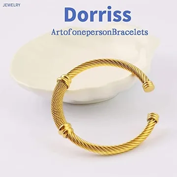 Dorriss Cable Cuff Bracelet for Stylish Women - Adjustable Design