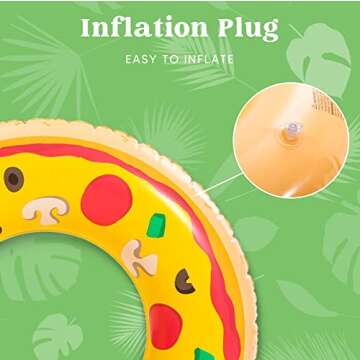 Inflatable Pool Floats for Kids and Adults, 3 Pack