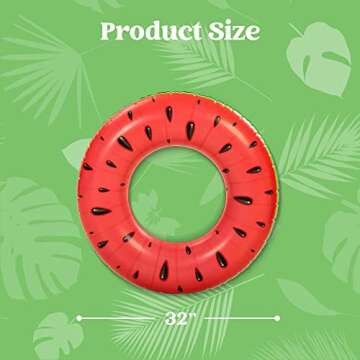 Inflatable Pool Floats for Kids and Adults, 3 Pack