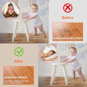 Felt Furniture Pads 300 Pieces for Floor Protection