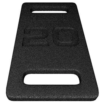 Fitvids 20-Pound Cast Iron Weighted Plate for Strength Training