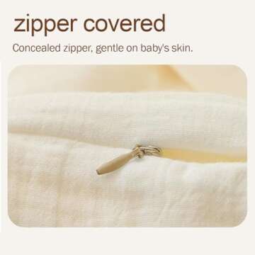 Nursing Pillow Cover,Muslin Cotton,Removable Cover for Breastfeeding Pillows, 2-Pack Pillow Covers,Ultra-Soft Baby Nursing Pillow, Fits Newborn Feeding Pillow 22.5IN*18IN (Rust & Cream-Coloured)