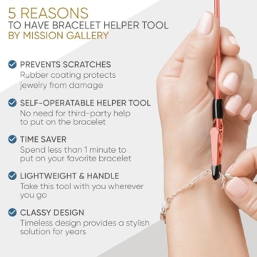 Mission Gallery Bracelet Helper Tool for Easy Jewelry Fastening