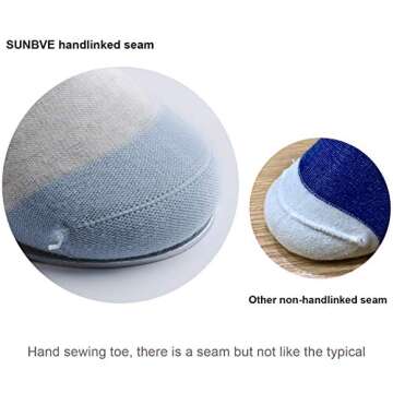 SUNBVE Breathable Cotton Crew Socks Set for Kids