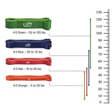 Fit Simplify Pull Up Assist Resistance Bands for Fitness, Physical Therapy, Stretching, Mobility and Exercise