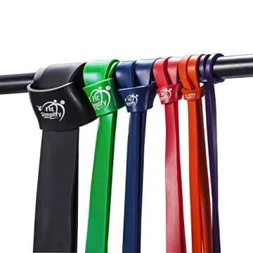 Fit Simplify Pull Up Assist Resistance Bands for Fitness, Physical Therapy, Stretching, Mobility and Exercise