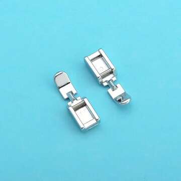 Zipper Foot Fits All Low Shank Snap-On Singer Brother Babylock Euro-Pro Janome Kenmore White Juki Ne...