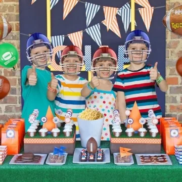 PIXHOTUL Football Silicone Wristbands Set for All Ages