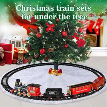 BainGesk Electric Train Set for Christmas Fun