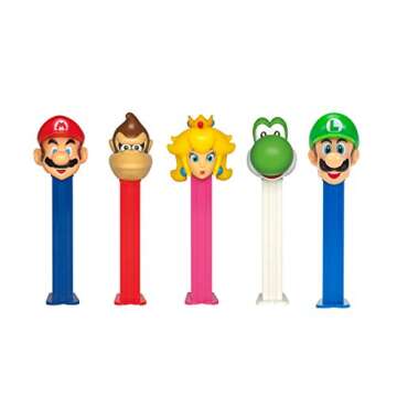 Super Mario PEZ Candy Assorted 12 Pack for Parties