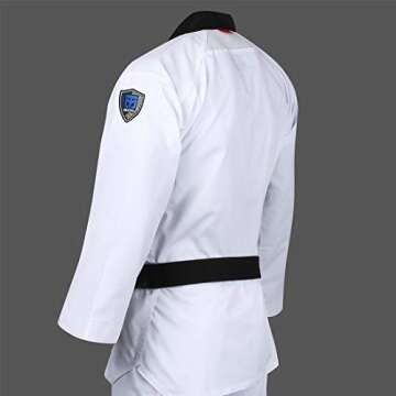 MOOTO Taekwondo Extera S6 Uniform TKD Martial Arts MMA Judo Karate (140 (Height : 140~149cm)(4.59~4.89ft)