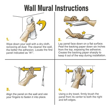 NWT Removable Wall Murals - Nature & Style 66x96 Inches