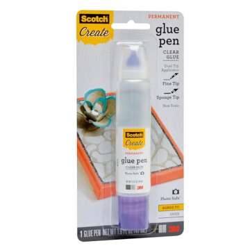 Scotch Scrapbookers Glue with Two-Way Applicator, 1.6 Ounce, (Pack of 3)