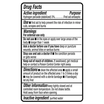 Affordable Amazon Basics Hydrogen Peroxide Antiseptic 32 oz