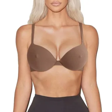 REORIA Women's Plunge Push Up Bras Sienna 38DD Comfortable