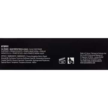 NYX PROFESSIONAL MAKEUP Hydra Touch Oil Primer, Vegan Face Primer