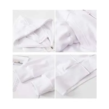 Trendy Womens Cropped Zip Up Workout Hoodie Sweatshirt
