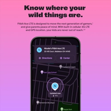 Google Fitbit Ace LTE Kids Smartwatch with GPS and Games